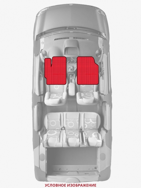 ЭВА коврики «Queen Lux» передние для Ford S-Max (2G)