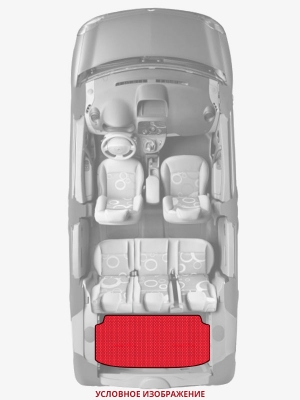 ЭВА коврики «Queen Lux» багажник для Chery Tiggo 4